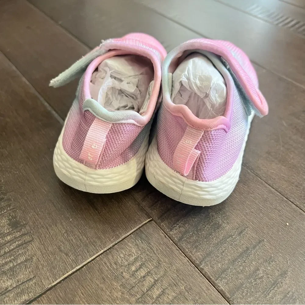 Carter’s Lorena Sneakers Pink Purple Ombré Slip on Pull On Toddler Girls 10